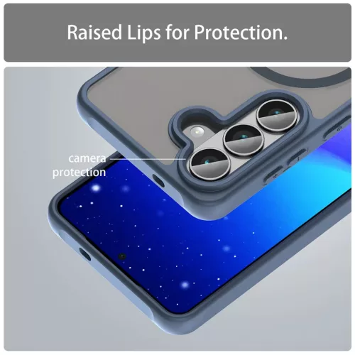 Samsung Galaxy S26 Navy Blue Techsuit HaloFrost II MagSafe tok-5949419341982 5 kép