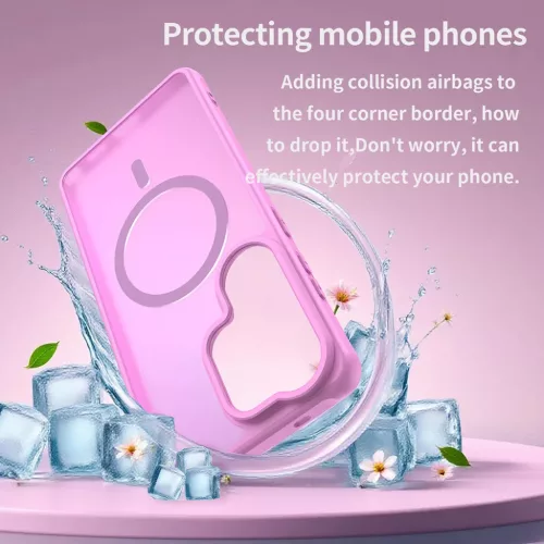 Samsung Galaxy S26 Ultra Pink Techsuit - HaloFrost II MagSafe tok-5949419341937 5 kép