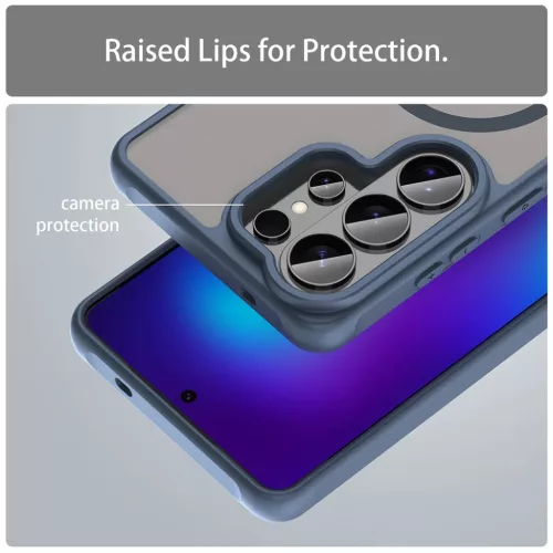 Samsung Galaxy S26 Ultra Navy Blue Techsuit HaloFrost II MagSafe tok-5949419341890 4 kép