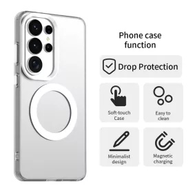 Samsung Galaxy S26 Ultra White Techsuit CandyCase MagSafe tok-5949419341708 2 kép
