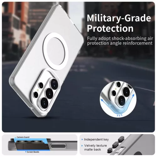 Samsung Galaxy S26 Ultra White Techsuit CandyCase MagSafe tok-5949419341708 4 kép