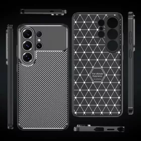 Samsung Galaxy S26 Ultra Fekete Techsuit CarbonFiber tok-5949419341234 2 kép