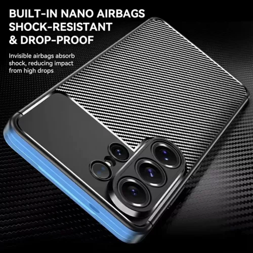 Samsung Galaxy S26 Ultra Fekete Techsuit CarbonFiber tok-5949419341234 3 kép