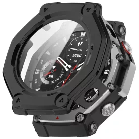   Amazfit T-Rex 3 Matte Black Techsuit - Defense360 Pro + Képernyővédő tok
