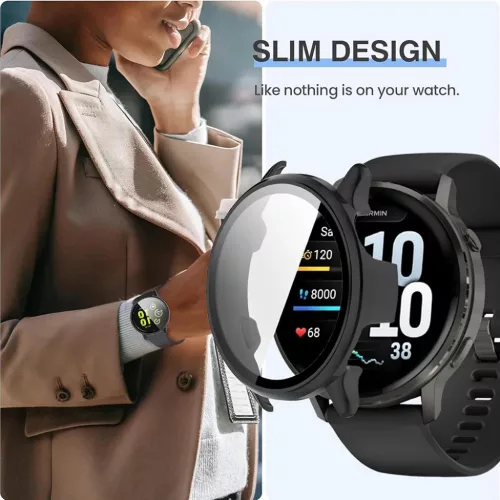 Garmin Venu 4 45mm Defense360 Pro + Kijelzővédő Techsuit - Matt Fek-5949419341142 5 kép