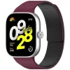 Xiaomi Smart Band 9 Pro / 8 Pro / Redmi Watch 4 / Watch 5 Vörösbor / Fekete Techsuit Watchband (W016)