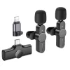 Wireless Lavalier Microphones Trophy (BFK12) - 2.4Ghz, Type-C, Lightning, 70mAh - Fekete Borofone - (2 pack)