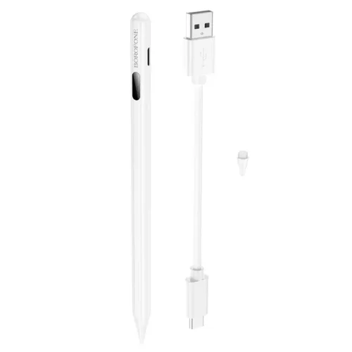 iPad Fehér Borofone Active Capacitive Stylus Pen (BG101) digitális k-6941991115974 3 kép