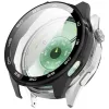 Huawei Watch GT 6 46mm Techsuit Defense360 Pro Bezel + Képernyővédő - Matt fekete tok