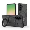 Samsung Galaxy A56 5G Techsuit - Carbon Shield PRO - Fekete tok