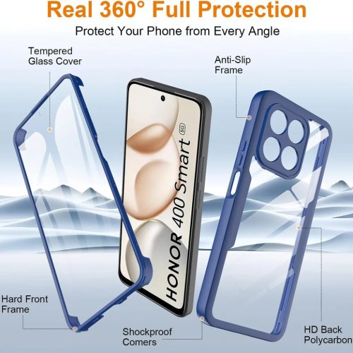 Honor 400 Smart / X7d 4G Kék Techsuit - ColorVerse 360 Series + Képe-5949419343955 6 kép