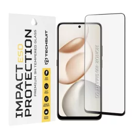   Honor 400 Smart / X7d 4G Fekete Techsuit - ESD Glass üvegfólia