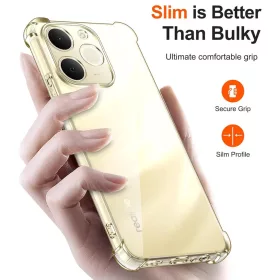  Realme Note 70T Techsuit - Shockproof Clear Silicone - Átlátszó to-5949419344402 2 kép