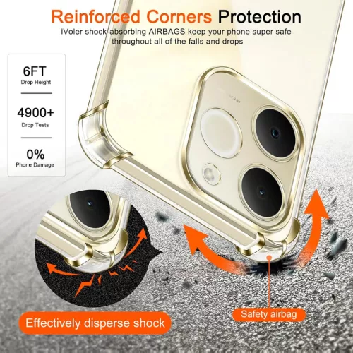  Realme Note 70T Techsuit - Shockproof Clear Silicone - Átlátszó to-5949419344402 4 kép