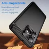 Honor X5c Plus Techsuit - Carbon Silicone fekete tok-5949419344884 3 kép