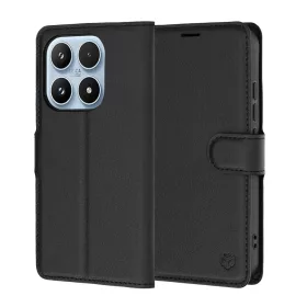  Xiaomi 17 Fekete Techsuit Bőr fliptok