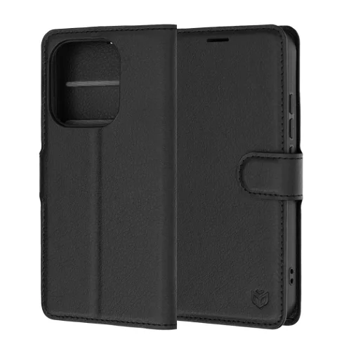 Techsuit - Bőr Fliptok - Xiaomi 17 - Fekete tok-5949419344556 6 kép