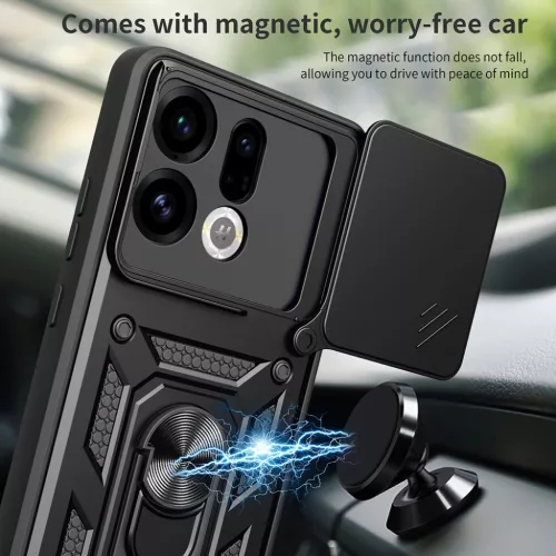 Oppo Find X9 Fekete Techsuit CamShield Series tok-5949419344464 4 kép