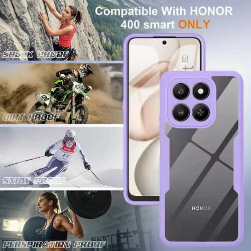 Honor 400 Smart / X7d 4G Lila Techsuit - ColorVerse 360 Series + Kijel-5949419344952 3 kép