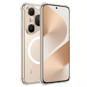   Huawei Pura 80 Pro Techsuit - Shockproof Clear Silicone MagSafe - Clear tok