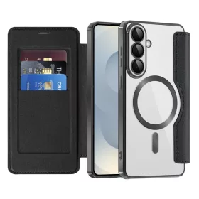  Samsung Galaxy S26 Fekete Techsuit SmartMag fliptok