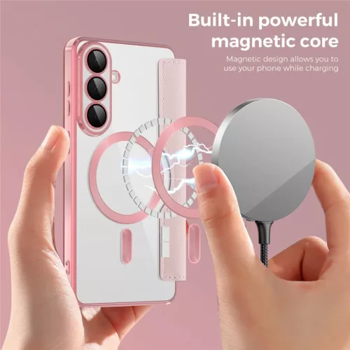  Samsung Galaxy S26 Pink Techsuit SmartMag fliptok-5949419346000 5 kép