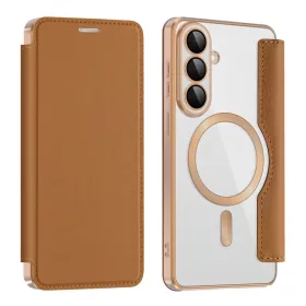  Samsung Galaxy S26 Barna Techsuit SmartMag Fliptok-5949419345997 2 kép