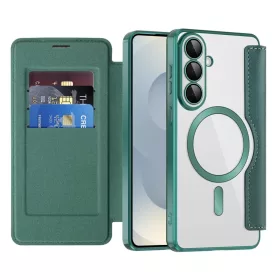  Samsung Galaxy S26 Zöld Techsuit SmartMag fliptok