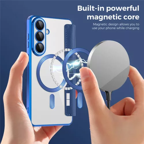  Samsung Galaxy S26 Kék Techsuit SmartMag Fliptok-5949419345973 4 kép
