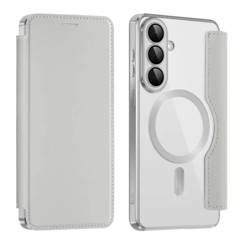  Samsung Galaxy S26 Szürke Techsuit SmartMag fliptok-5949419345959 2 kép