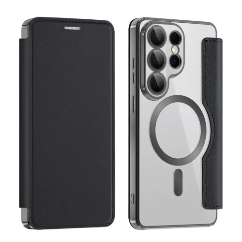  Samsung Galaxy S26 Ultra Fekete Techsuit SmartMag fliptok-5949419345935 2 kép