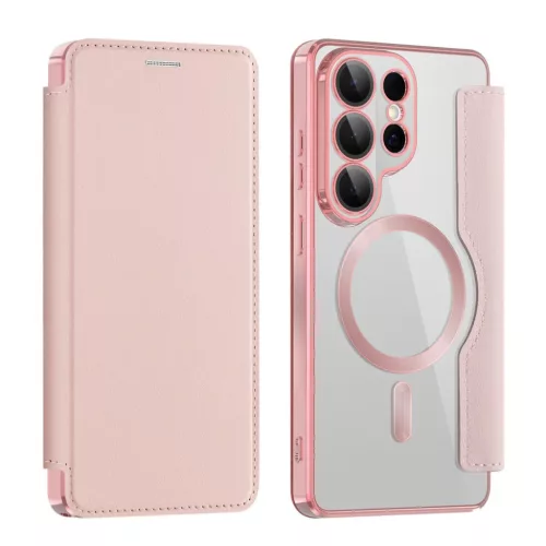  Samsung Galaxy S26 Ultra Pink Techsuit SmartMag Fliptok-5949419345928 2 kép