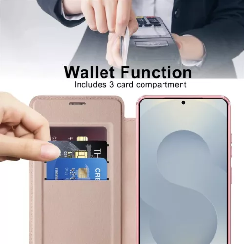  Samsung Galaxy S26 Ultra Pink Techsuit SmartMag Fliptok-5949419345928 4 kép