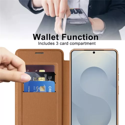  Samsung Galaxy S26 Ultra Barna Techsuit SmartMag fliptok-5949419345911 4 kép