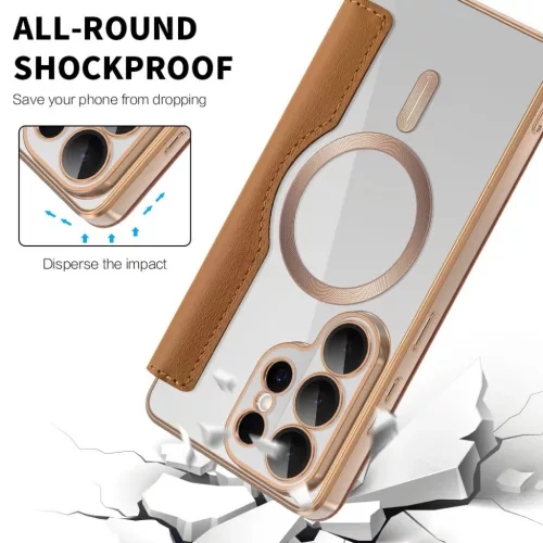  Samsung Galaxy S26 Ultra Barna Techsuit SmartMag fliptok-5949419345911 6 kép