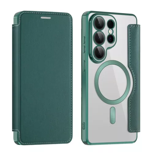  Samsung Galaxy S26 Ultra Zöld Techsuit SmartMag Fliptok-5949419345904 4 kép