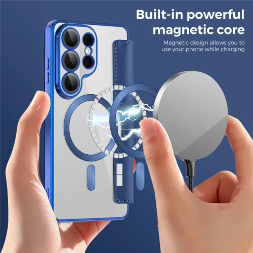  Samsung Galaxy S26 Ultra Kék Techsuit SmartMag Fliptok-5949419345898 8 kép
