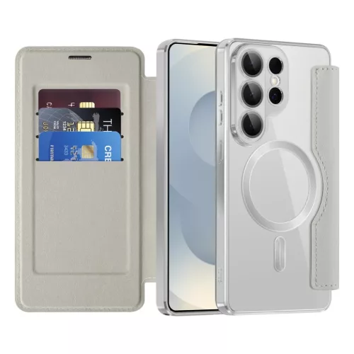  Samsung Galaxy S26 Ultra Szürke Techsuit SmartMag fliptok-5949419345874 1 kép