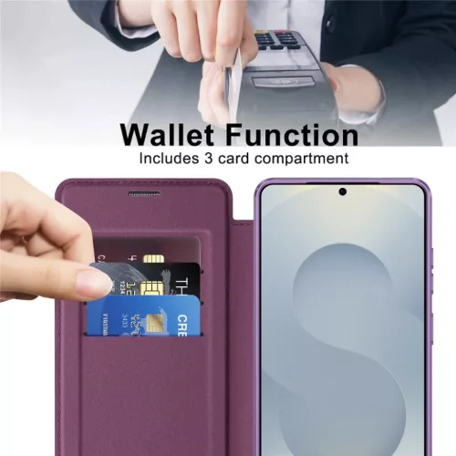  Samsung Galaxy S26 Ultra Lila Techsuit SmartMag Fliptok-5949419345867 7 kép