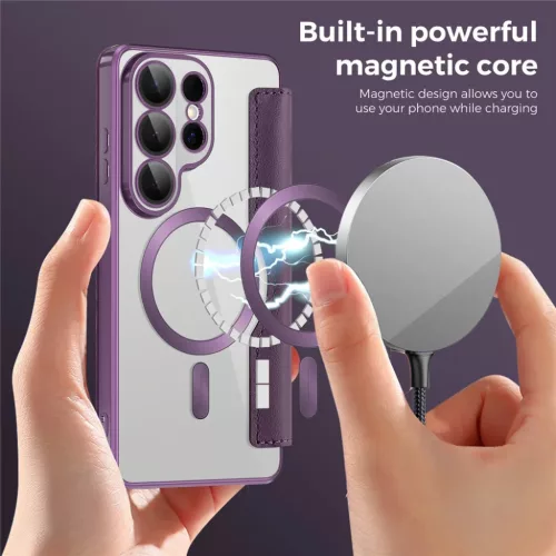  Samsung Galaxy S26 Ultra Lila Techsuit SmartMag Fliptok-5949419345867 9 kép