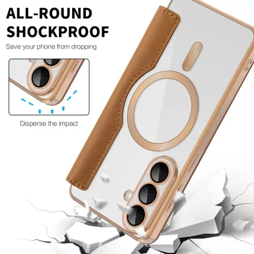  Samsung Galaxy S26 Plus Barna Techsuit - SmartMag fliptok-5949419345836 5 kép