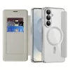  Samsung Galaxy S26 Plus Szürke Techsuit SmartMag fliptok