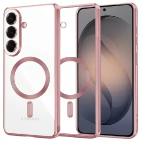 Samsung Galaxy S26 Pink Techsuit - Luxury Crystal MagSafe tok-5949419345614 1 kép