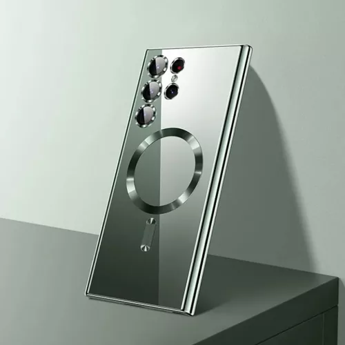 Samsung Galaxy S26 Ultra Arany Techsuit - Luxus Kristály MagSafe tok-5949419345485 5 kép