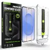 Samsung Galaxy S26 TitanGlass CrystalHD [Újjlenyomat felismeréssel kompatibilis] (2 csomag) - Átlátszó Techsuit üvegfólia