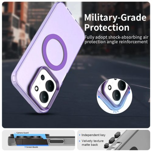 Xiaomi Redmi 15C 4G / Redmi 15C 5G Purple Techsuit CandyCase MagSafe t-5949419346697 5 kép