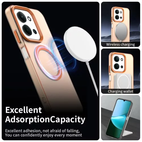 Xiaomi Redmi 15C 4G / Redmi 15C 5G Techsuit CandyCase MagSafe Narancss-5949419346680 3 kép