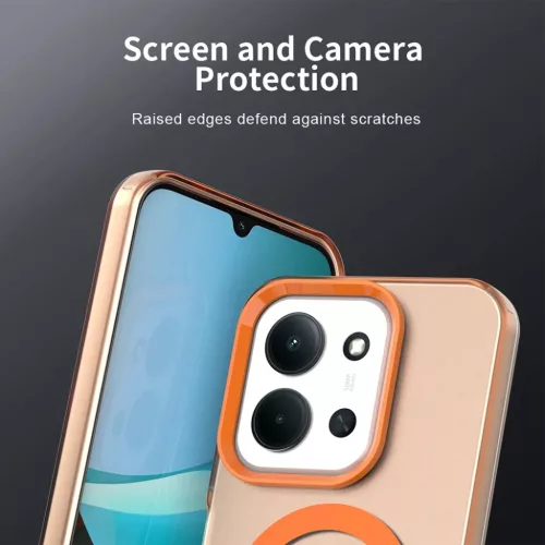 Xiaomi Redmi 15C 4G / Redmi 15C 5G Techsuit CandyCase MagSafe Narancss-5949419346680 5 kép
