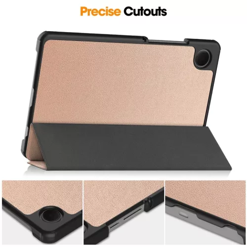 Samsung Galaxy Tab A11 / A9 Rose Gold Techsuit FoldPro tok-5949419346666 6 kép