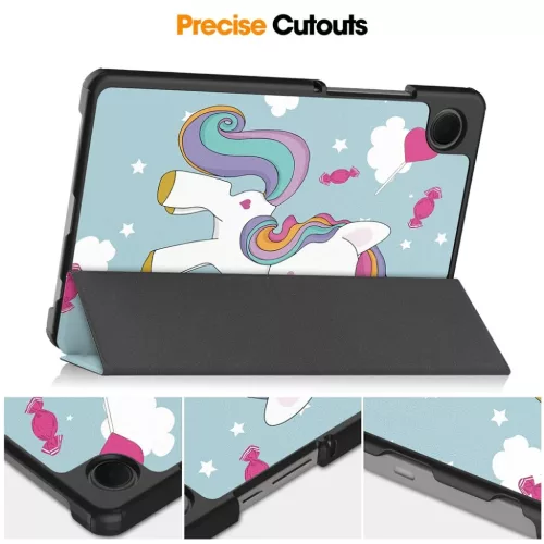 Samsung Galaxy Tab A11 / A9 Techsuit - FoldPro - Unicorn tok-5949419346635 3 kép